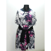 Luźna Sukienka KIMONO ze wzorem dla puszystej 3XL/4XL